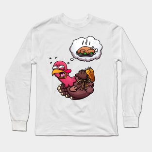 Caught Thanksgiving Turkey Long Sleeve T-Shirt